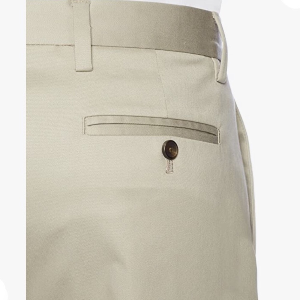 Nwot Buttoned Down Relaxed Flat Front Chinos - image 6
